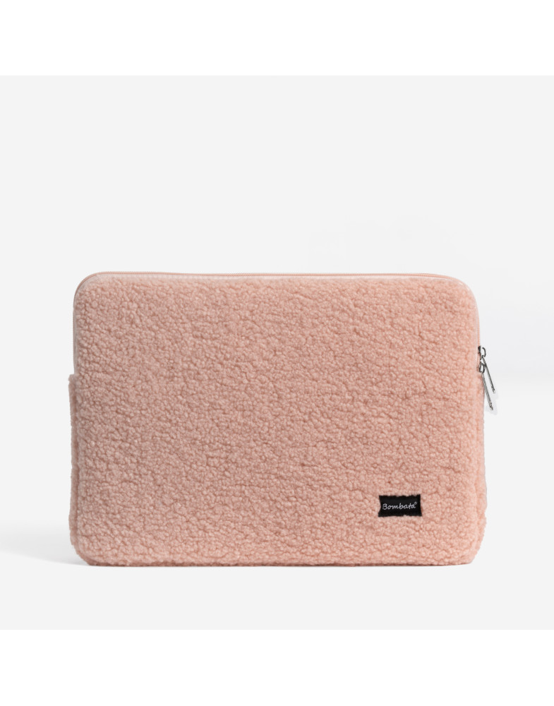 SLEEVE BOMBATA TEDDY 13'' ROSE PALE