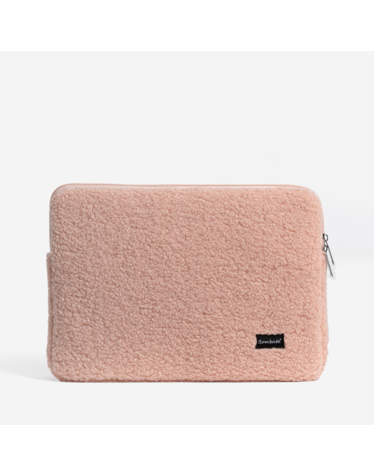 SLEEVE BOMBATA TEDDY 13'' ROSE PALE