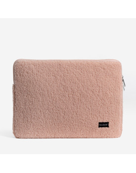 SLEEVE BOMBATA TEDDY 15'' ROSE PALE