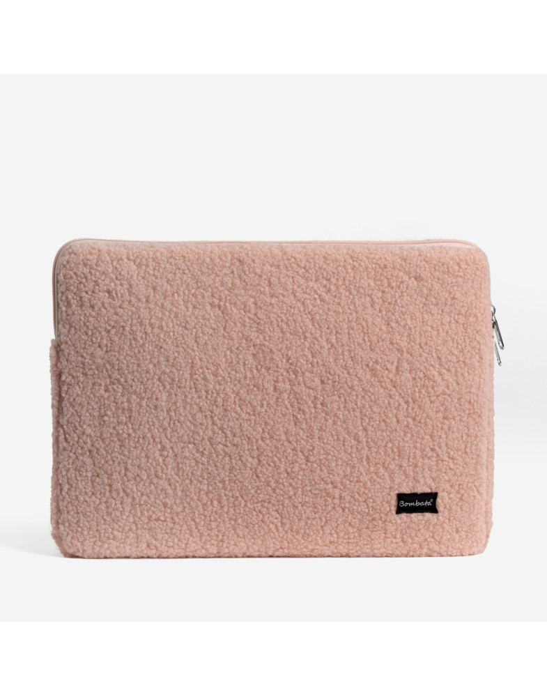 SLEEVE BOMBATA TEDDY 15'' ROSE PALE