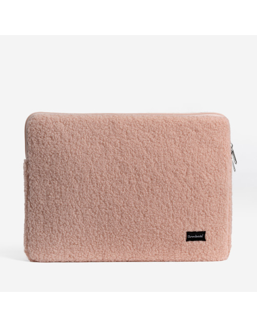 SLEEVE BOMBATA TEDDY 15'' ROSE PALE