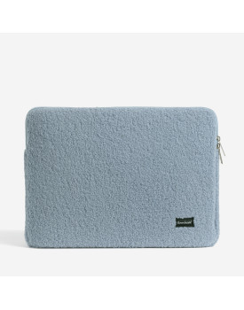 SLEEVE BOMBATA TEDDY 15'' BLEU PALE