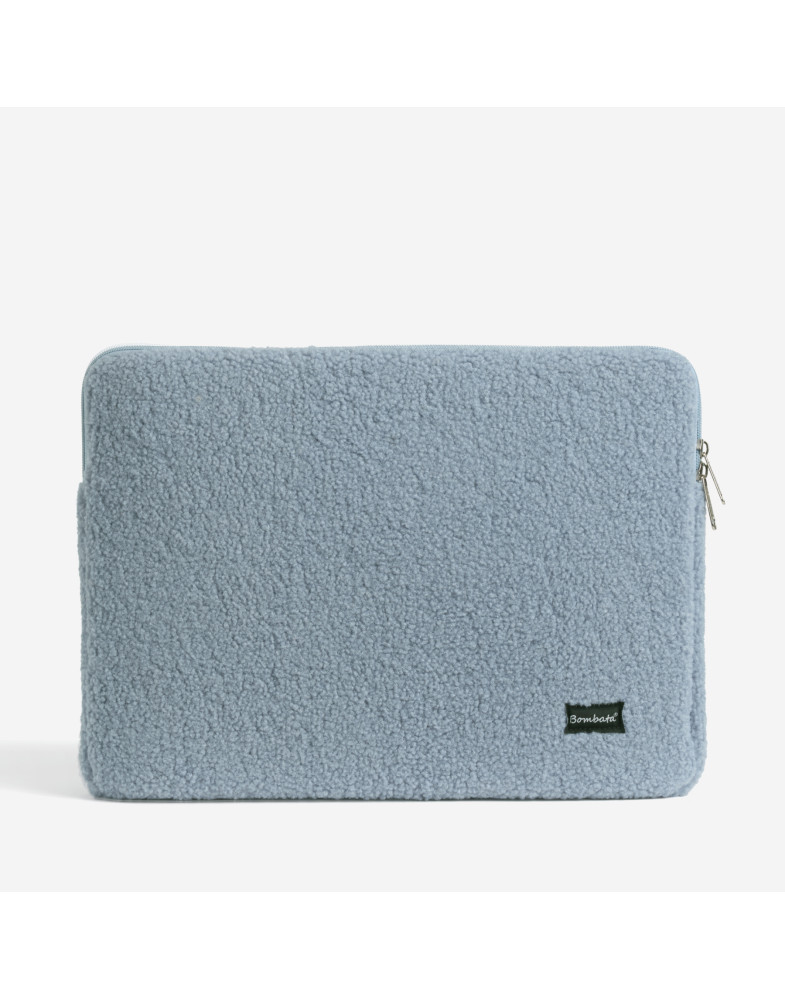 SLEEVE BOMBATA TEDDY 15'' BLEU PALE