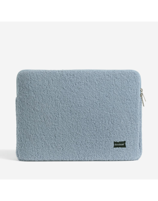 SLEEVE BOMBATA TEDDY 15'' BLEU PALE