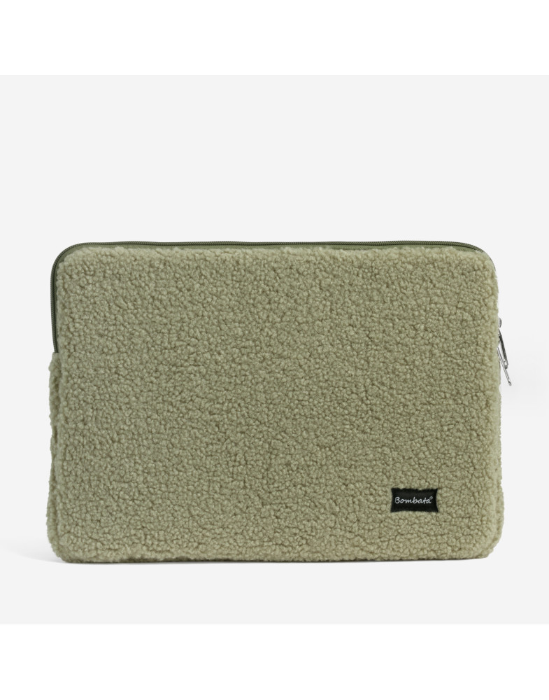 SLEEVE BOMBATA TEDDY 15'' VERT PALE