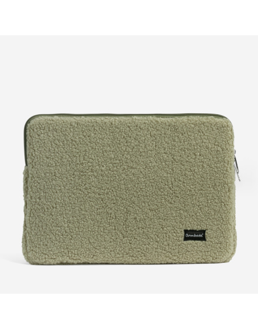 SLEEVE BOMBATA TEDDY 15'' VERT PALE
