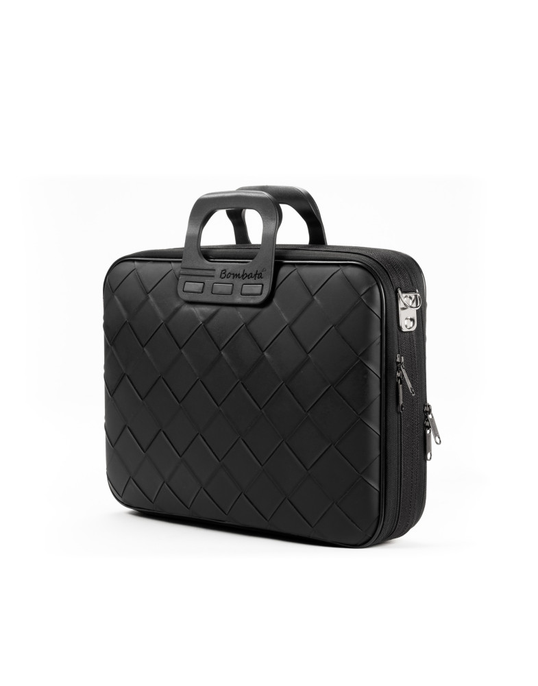 BOMBATA EDITION LIMITEE BUSINESS ALL BLACK INTRECCIATO 15''