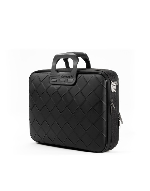 BOMBATA EDITION LIMITEE BUSINESS ALL BLACK INTRECCIATO 15''