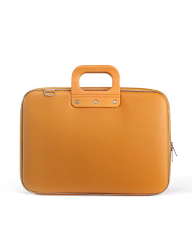 MALLETTE CLASSIC BOMBATA VINYLE 15" JAUNE